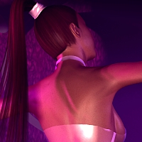 Gogo Dancer Umi In A Sheer Latex Microdress and Clear High Heels - Shplink!